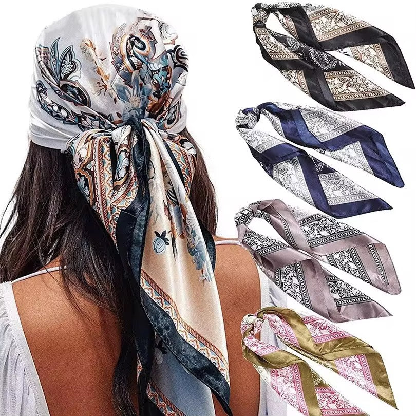 Foulard en satin